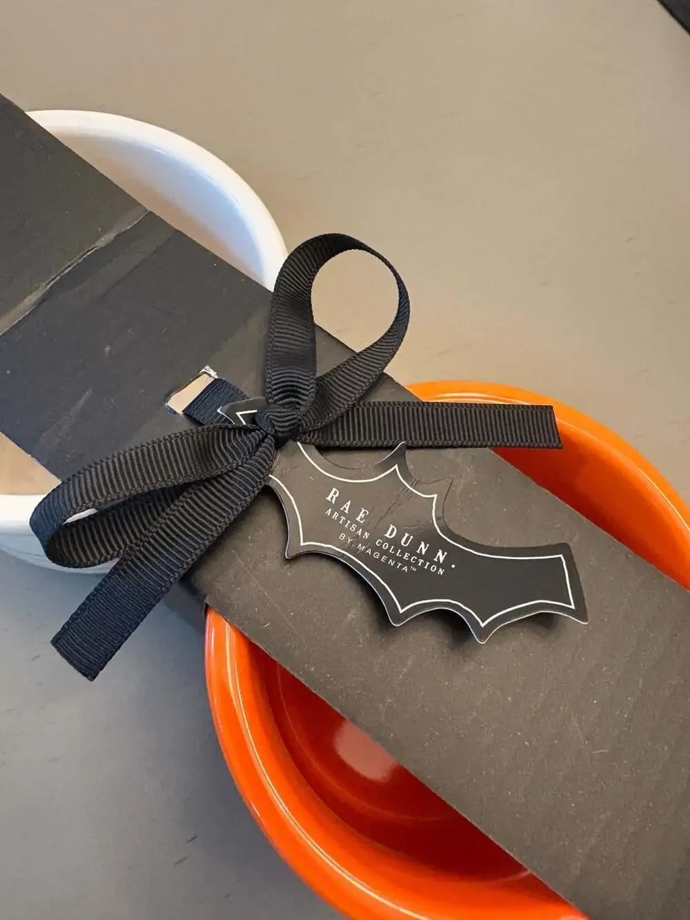 Rae Dunn Halloween Ramekins Set - Toxic, Beware, Poison, Eek!